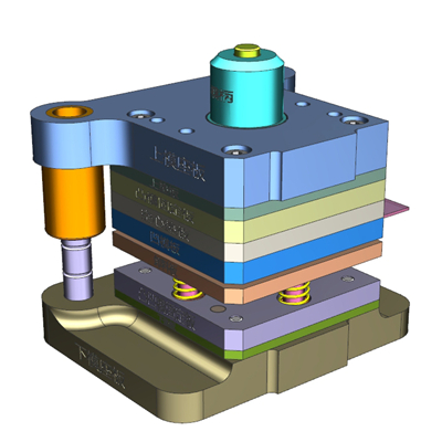 五金沖壓模具工程渲染圖 五金沖壓模具工程渲染圖