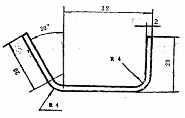五金沖壓加工件展開圖 五金沖壓加工件展開圖