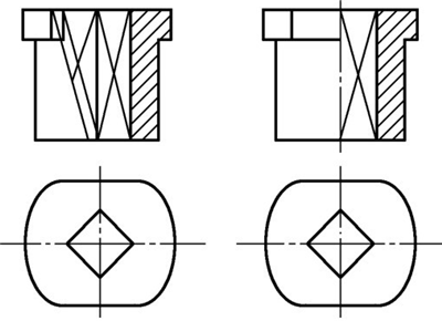 圖1-31鈑金加工件-對(duì)稱機(jī)件 圖1-31鈑金加工件-對(duì)稱機(jī)件